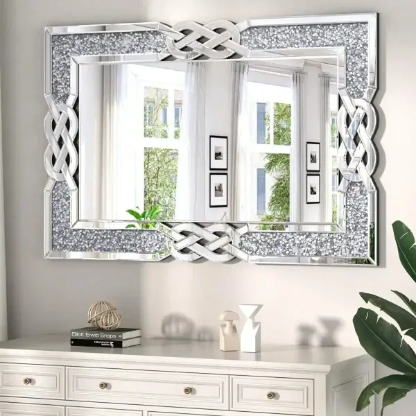 Crystal Crush Diamond Wall Mirror