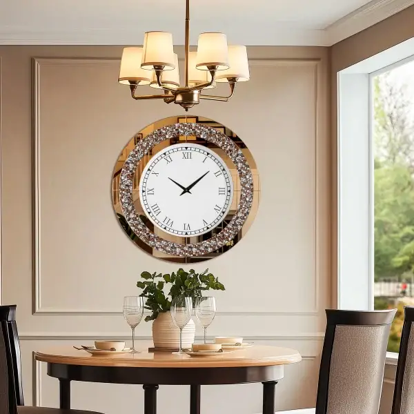 Crystal Crush Diamond Wall Clock